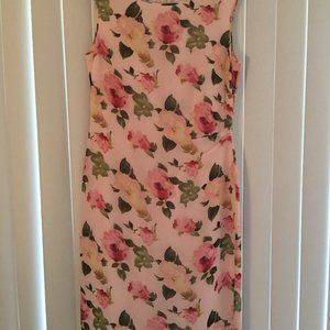 TALBOTS PURE SILK LIKE CHIFFON SHEATH NWOT